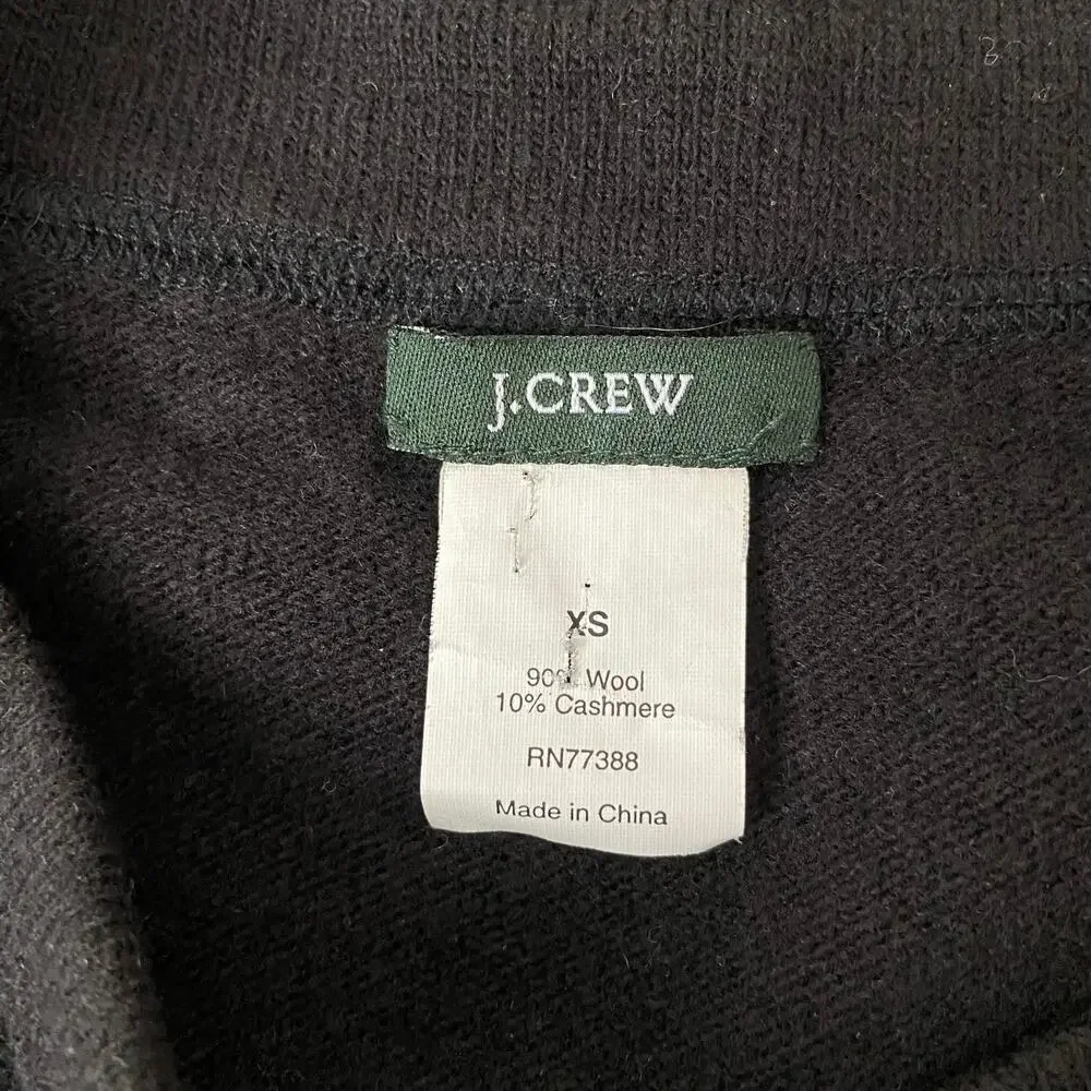 J. Crew Wool/Cashmere Striped Sweater